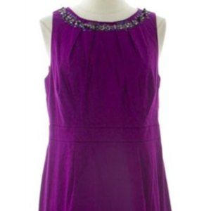 Boden Sequin Sleeveless Fuchsia Sheath Dress